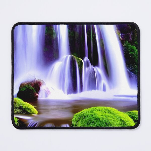 Item preview, Beautiful Waterfalls Wallpaper designed and sold by The Love Quill.