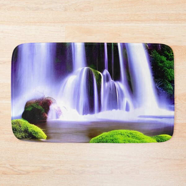 Item preview, Beautiful Waterfalls Wallpaper designed and sold by The Love Quill.