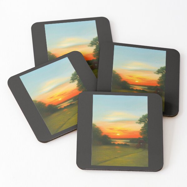 Item preview, DREAMY ENGLISH LAKE SUNSET  designed and sold by sailorsam1805.