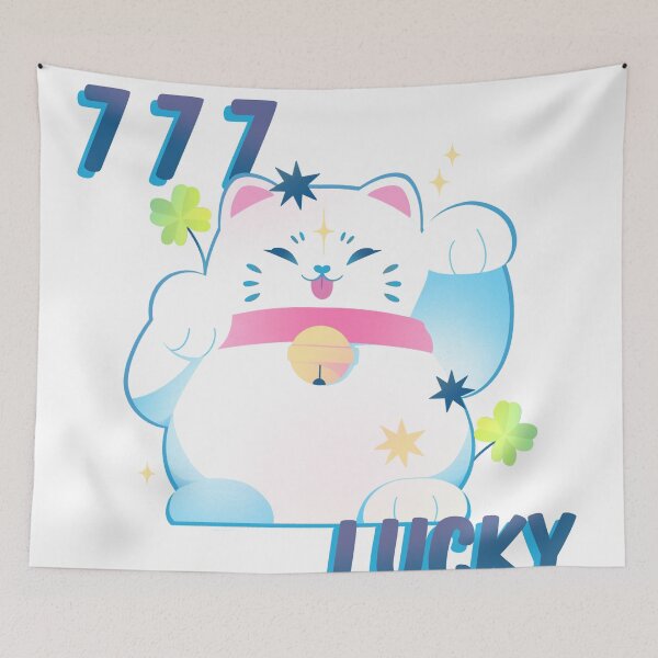 Item preview, lucky cat designed and sold by loopartdesign.