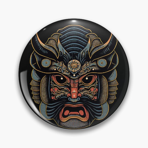 Artikelvorschau, Samurai-Maske entworfen und verkauft von GummywormDesign.