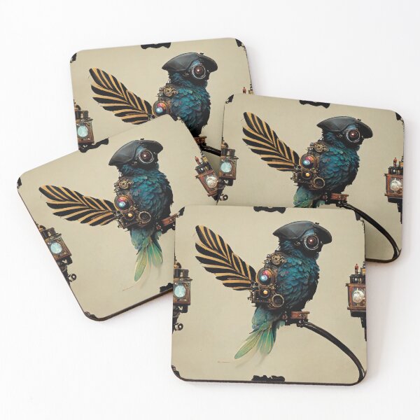Item preview, Steampunk Parrot designed and sold by Artsytee Lab.