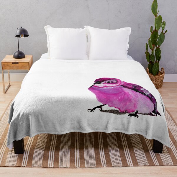 Item preview, Pink Chickadee | Watercolor Art by Sulazen designed and sold by SULAZEN.