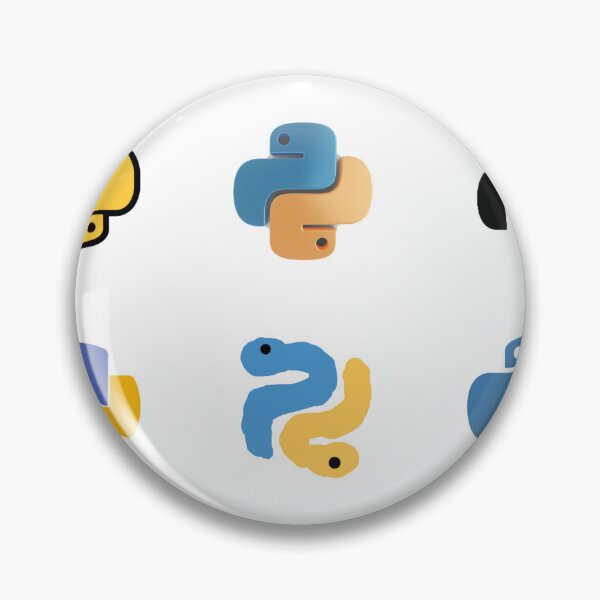 Item preview, python logo stickers designed and sold by monkfish-.