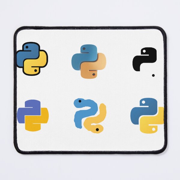 Item preview, python logo stickers designed and sold by monkfish-.