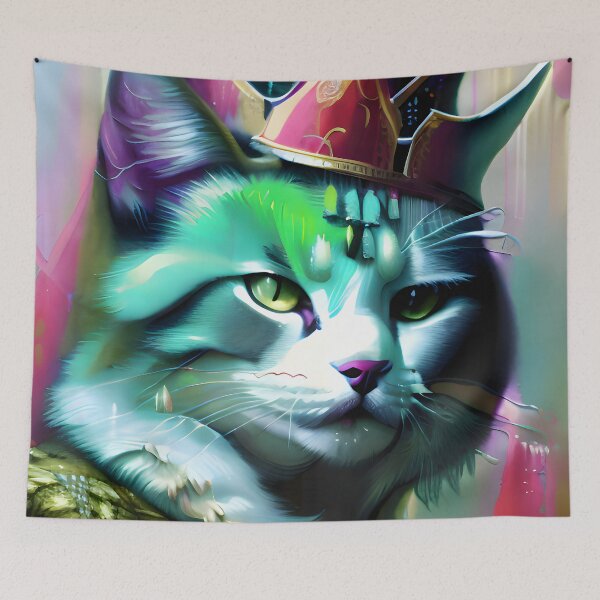 Item preview, Royal Cat - Modern digital art designed and sold by Ai-michiart.