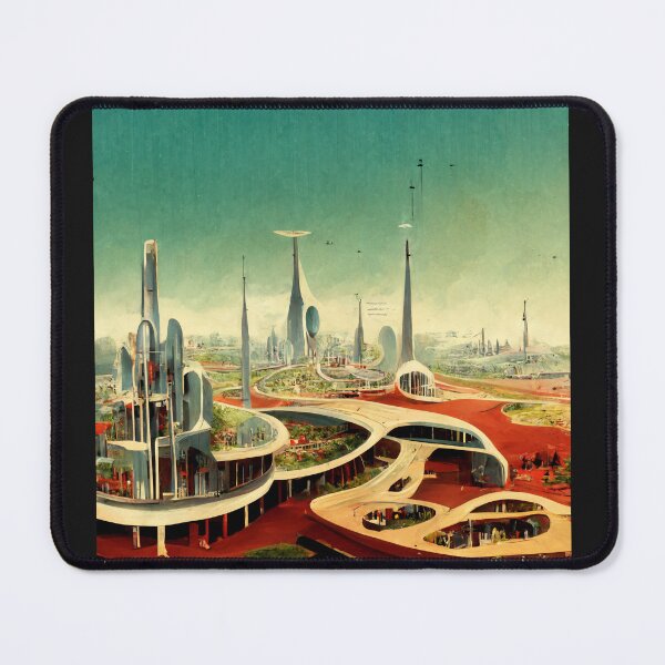 Item preview, Atomic City Retro Sci Fi designed and sold by Artsytee Lab.
