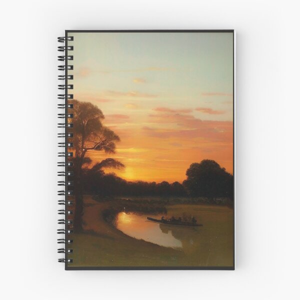 Item preview, ROWING HOME AT SUNSET ON THE RIVER DART ENGLAND designed and sold by sailorsam1805.