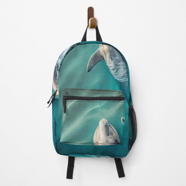 Item preview, True Love - Dolphin Couple Swimming in the Ocean designed and sold by westside310.