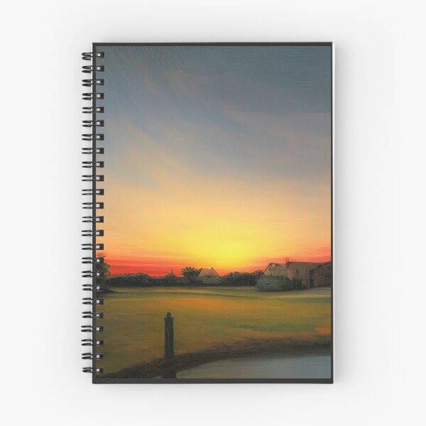 Item preview, BEAUTIFUL SUMMER SUNRISE OVER A FARM ON THE RIVER DART ENGLAND designed and sold by sailorsam1805.