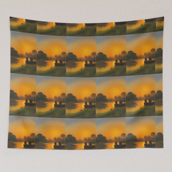 Item preview, SUMMER SUNSET OVER THE RIVER DERWENT ENGLAND designed and sold by sailorsam1805.