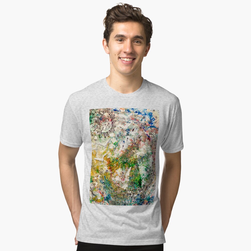 Item preview, Tri-blend T-Shirt designed and sold by aremaarega.