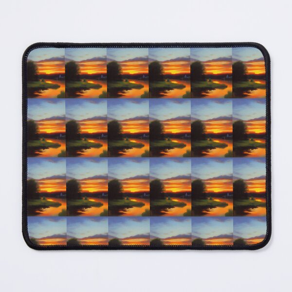 Item preview, SUMMER SUNSET ON A BEND OF THE RIVER TEES ENGLAND designed and sold by sailorsam1805.