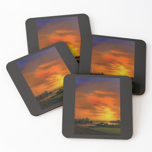 Item preview, SUNSET ON A BEND OF THE RIVER  designed and sold by sailorsam1805.