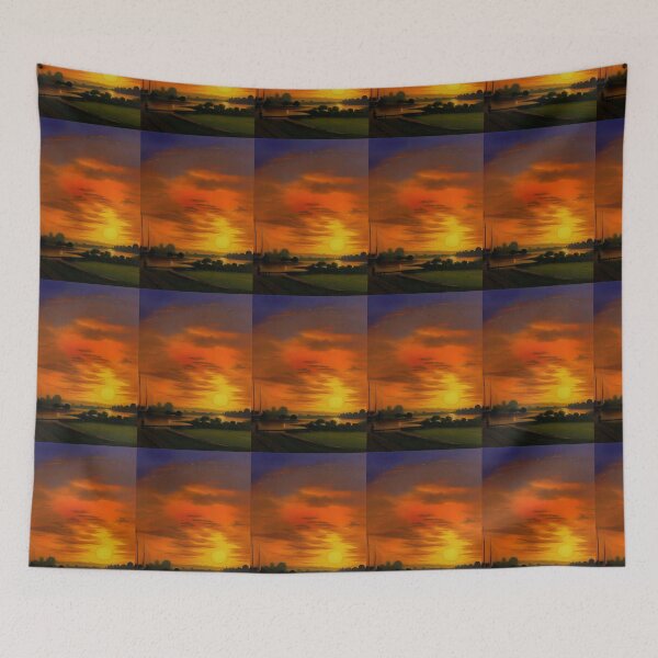 Item preview, SUNSET ON A BEND OF THE RIVER  designed and sold by sailorsam1805.