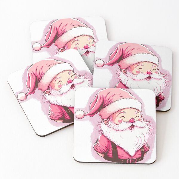 Item preview, Retro Vintage Pink Santa Claus designed and sold by cardinalhill.