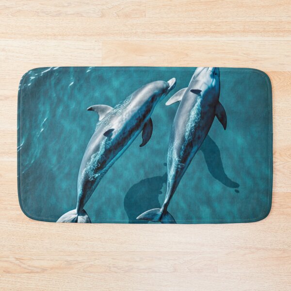 Item preview, True Love - Dolphin Couple Swimming in the Ocean designed and sold by westside310.