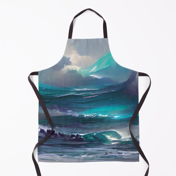 Item preview, Ocean Sea Waves with Cloudy Sky  designed and sold by deniselynnimage.