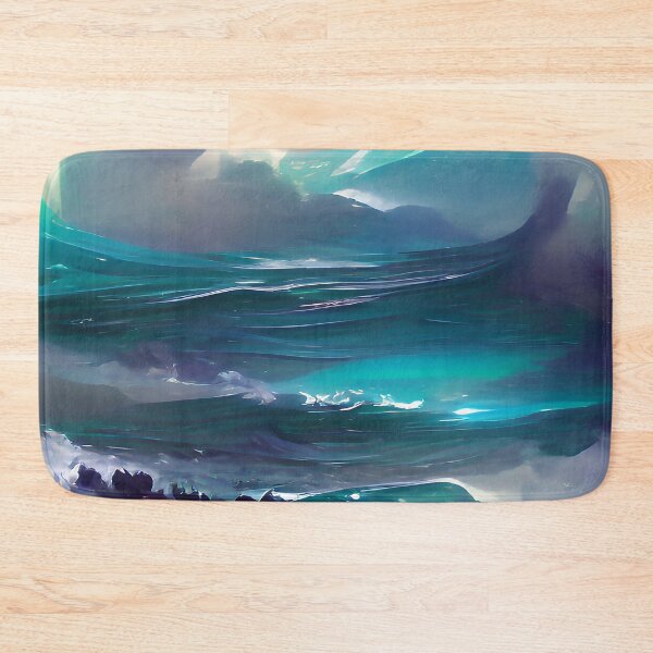 Item preview, Ocean Sea Waves with Cloudy Sky  designed and sold by deniselynnimage.