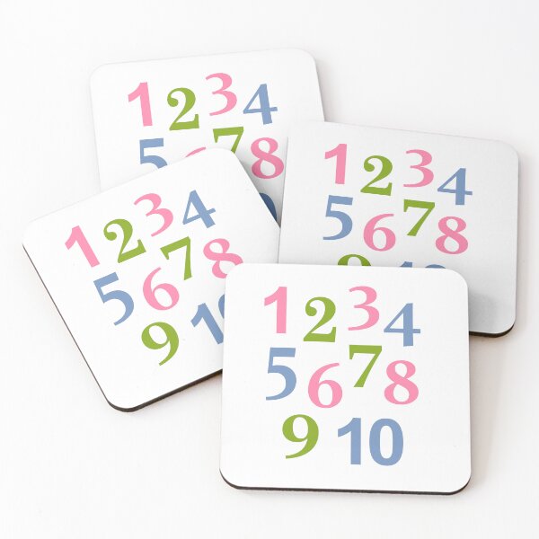 Item preview, Numbers! Pink, Green and Blue - For Young Children designed and sold by Kim Arnott.