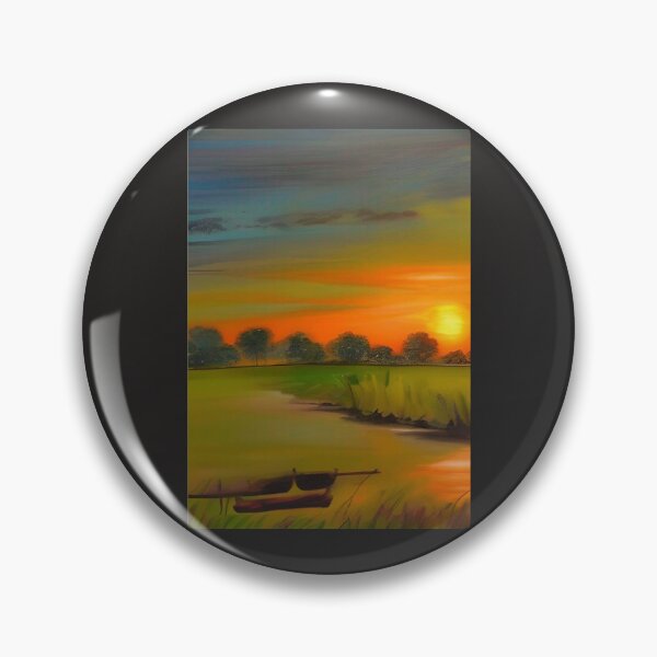 Item preview, WATERY SUNRISE OVER BOATING LAKE designed and sold by sailorsam1805.