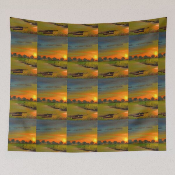 Item preview, WATERY SUNRISE OVER BOATING LAKE designed and sold by sailorsam1805.