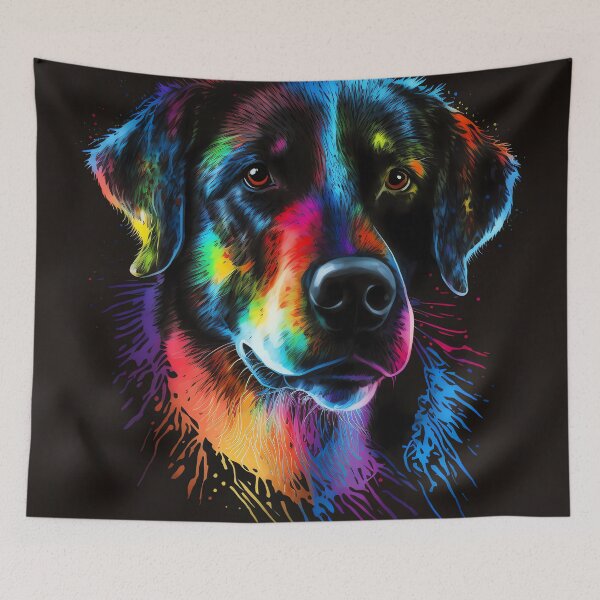 Item preview, Colorful dog designed and sold by MAV-Arts.