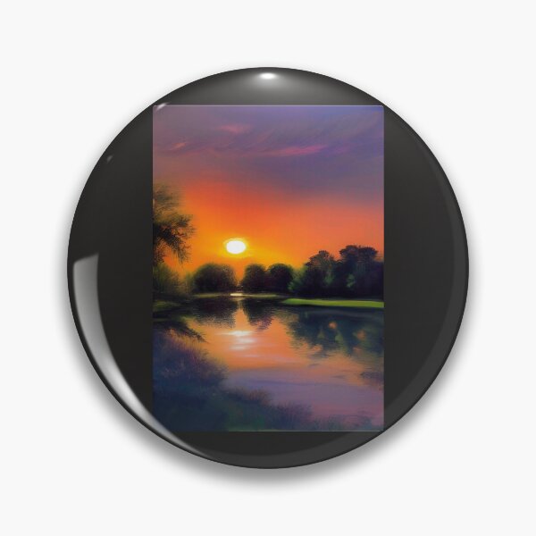 Item preview, SUNSET OVER LAKE IN CORNWALL ENGLAND designed and sold by sailorsam1805.