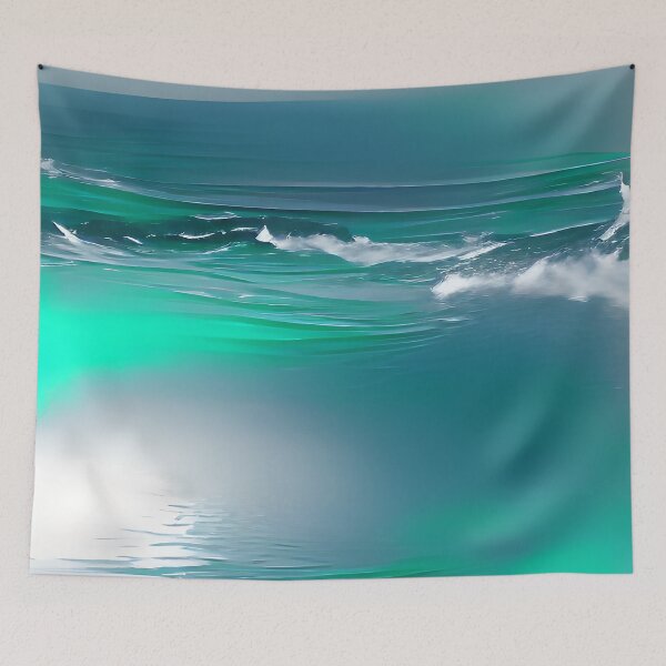 Item preview, Calm Open Sea with Shallow Waves of Water designed and sold by deniselynnimage.