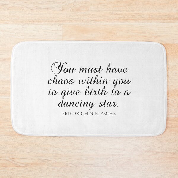 Item preview, You Must Have Chaos Within You To Give Birth To A Dancing Star - Friedrich Nietzsche Quotes designed and sold by PhiloJourney.