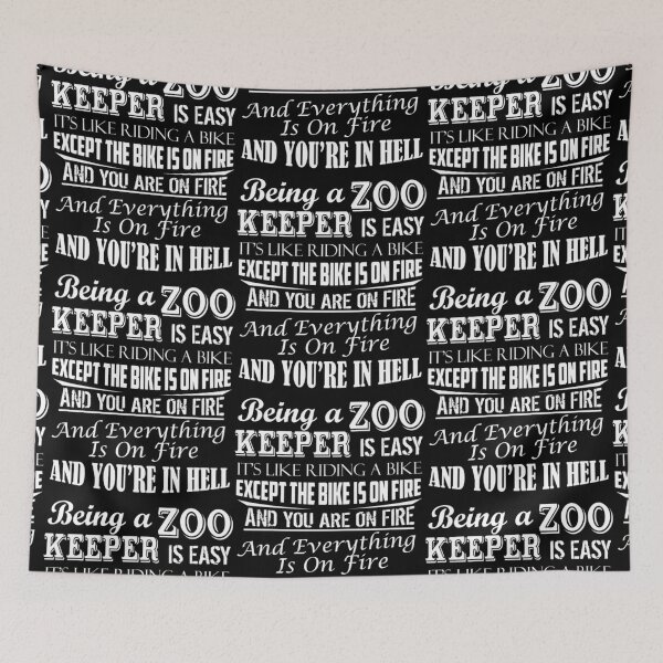 Item preview, Being A Zoo Keeper designed and sold by aryagiri.