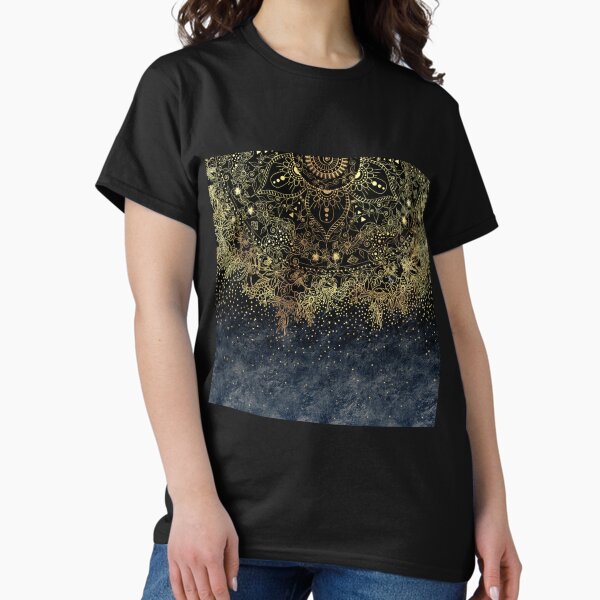 Item preview, Blue Gold Mandala Floral designed and sold by InovArtS.