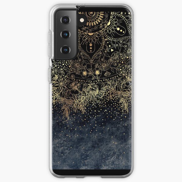 style tribal mehndi Coque souple Samsung Galaxy