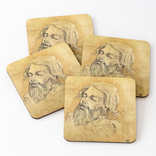 Item preview, Life Drawing 18 - The Bearded man Relaxing designed and sold by LonelyWinters.