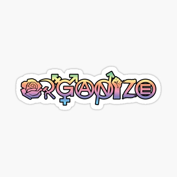 Vista previa del artículo con la obra «ORGANIZAR», diseñado y vendido por Labourwave.