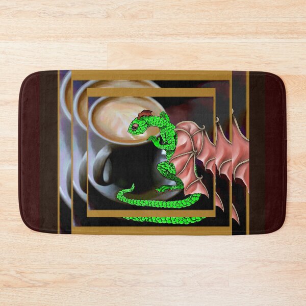 Item preview, Tiny Dragon having a cuppa designed and sold by SGodsey.