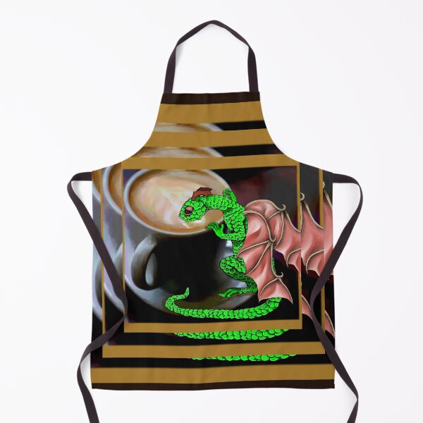 Item preview, Tiny Dragon having a cuppa designed and sold by SGodsey.