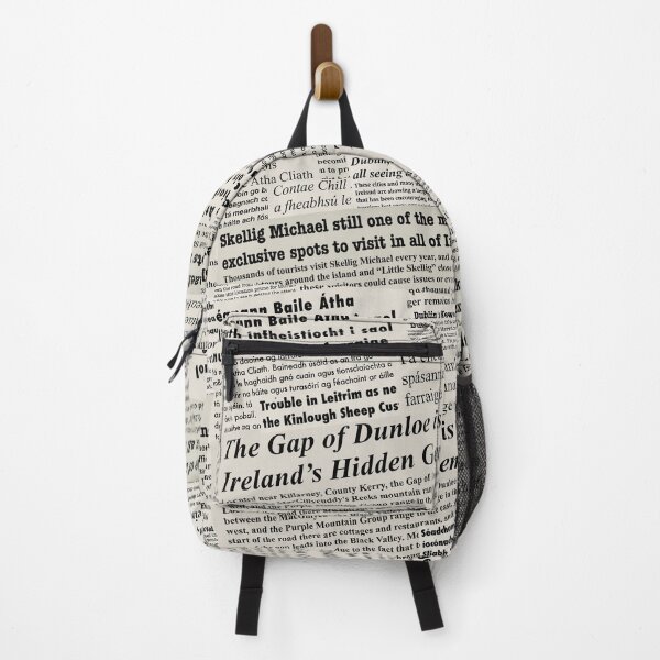 Item preview, Irish Newspaper designed and sold by Tacopia.