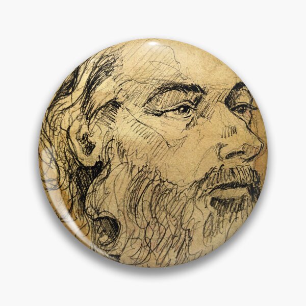 Item preview, Life Drawing 19 - Portrait of a Bearded man designed and sold by LonelyWinters.