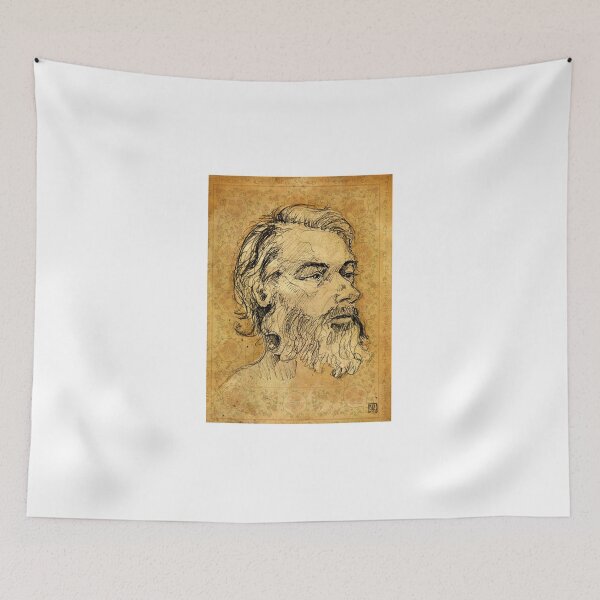 Item preview, Life Drawing 19 - Portrait of a Bearded man designed and sold by LonelyWinters.