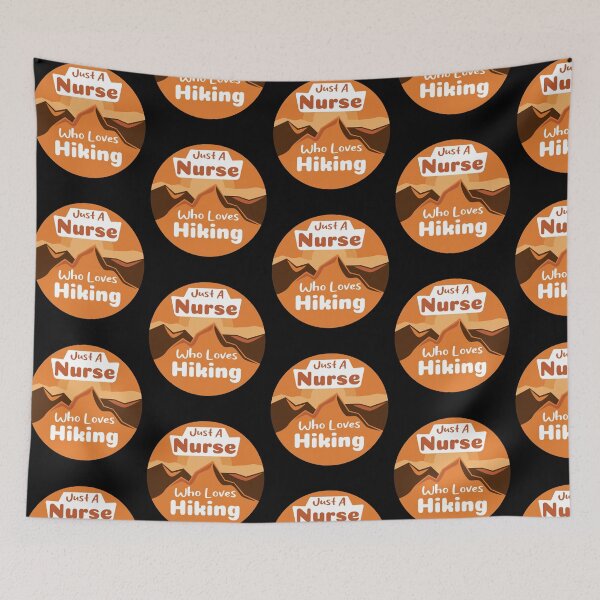 Item preview, Just A Nurse Who Loves Hiking | A Nurse Who Really Loves Hiking  designed and sold by THROUGH-LIFE.