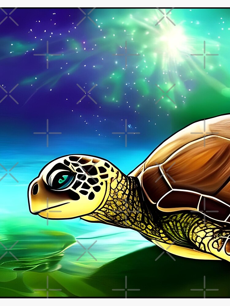 Lexica  A watercolor painting of a sea turtle a digital painting by  Kubisi art featured on dribbble medibang warm saturated palette  beautiful 