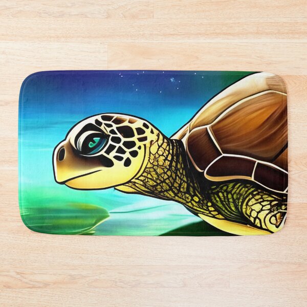 Item preview, Cute turtle wallpaper designed and sold by The Love Quill.