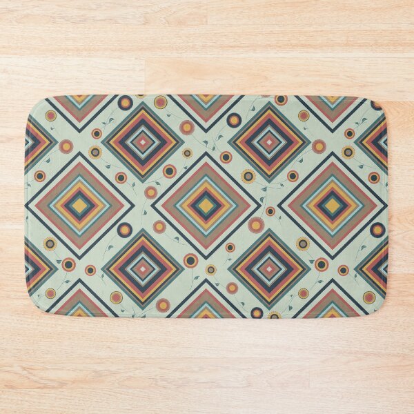Item preview, Scandi Squares and Flowers designed and sold by TanglePatch.