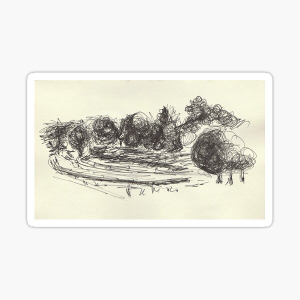 Poetic Brussels: Bois de la Cambre Sticker
