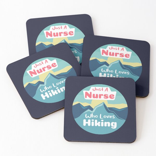 Item preview, Just A Nurse Who Loves Hiking | A Nurse Who Really Loves Hiking  designed and sold by THROUGH-LIFE.