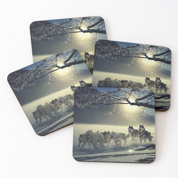 Item preview, Husky Dogs Sled Winter Snow designed and sold by PhytonJava.