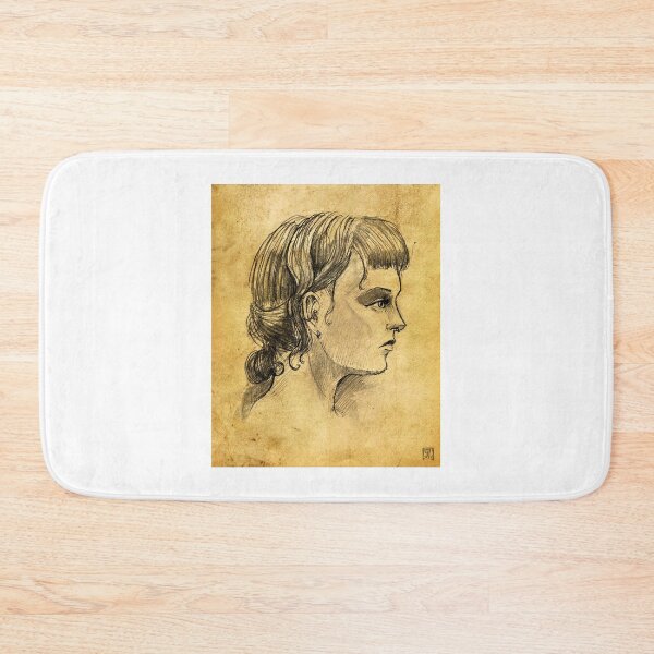 Item preview, Life Drawing 20 - Side Portrait of Young Woman designed and sold by LonelyWinters.