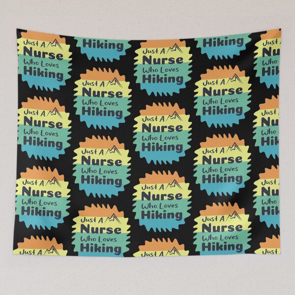 Item preview, Just A Nurse Who Loves Hiking designed and sold by THROUGH-LIFE.