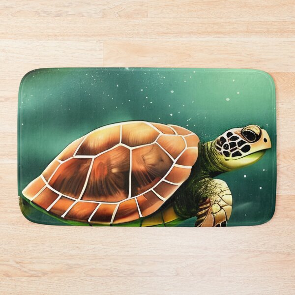 Item preview, Cute turtle wallpaper designed and sold by The Love Quill.